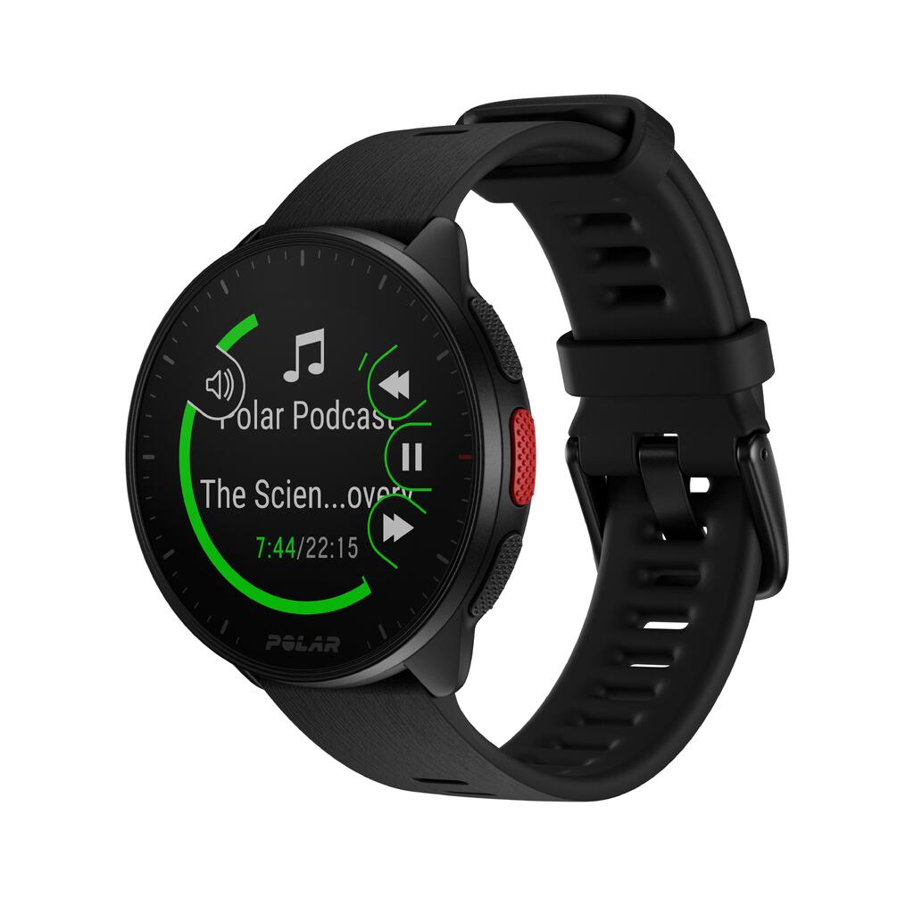 GPS-Uhr Laufuhr Herzfrequenz Polar Pacer schwarz