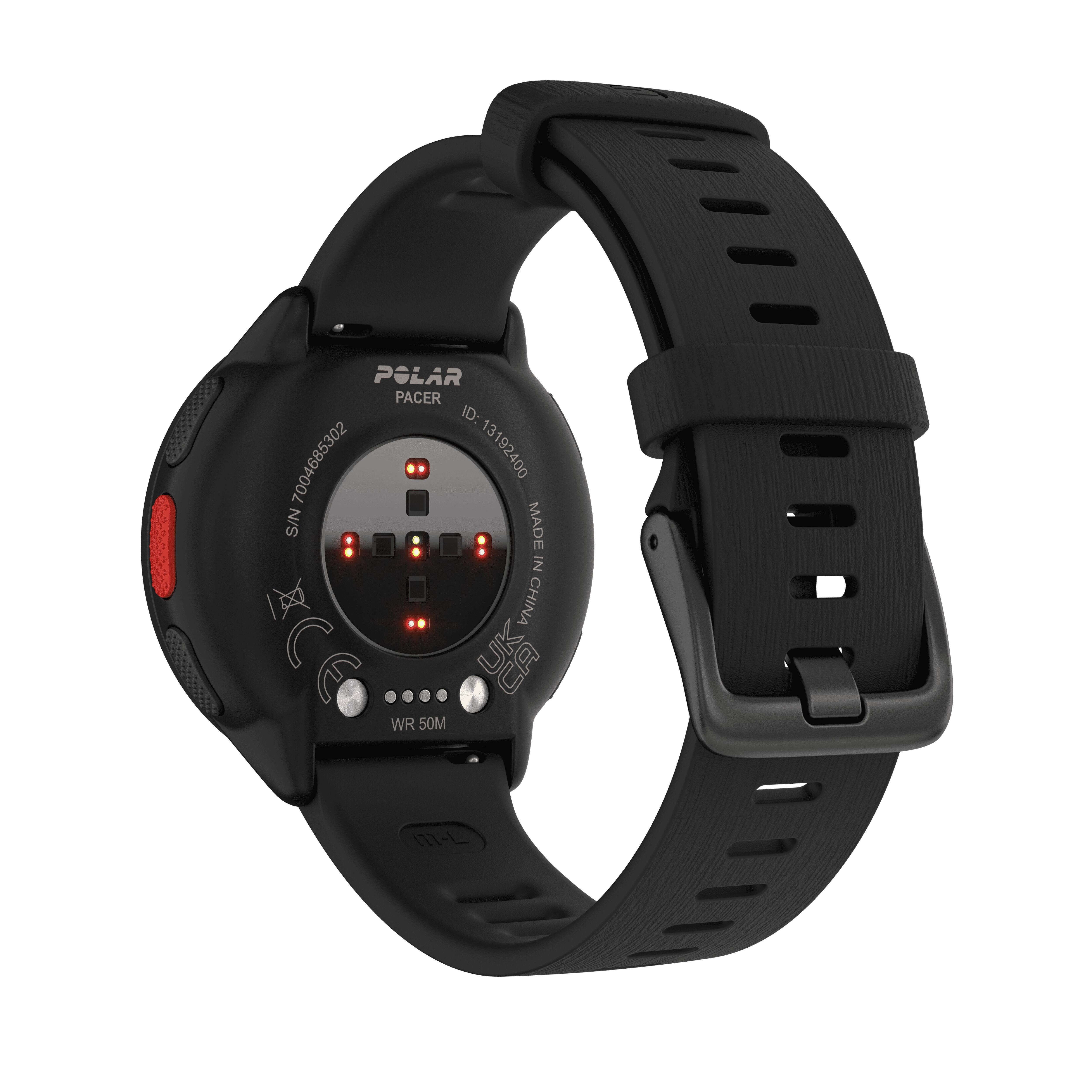 Cardio GPS Smart Watch Pacer Black POLAR Decathlon