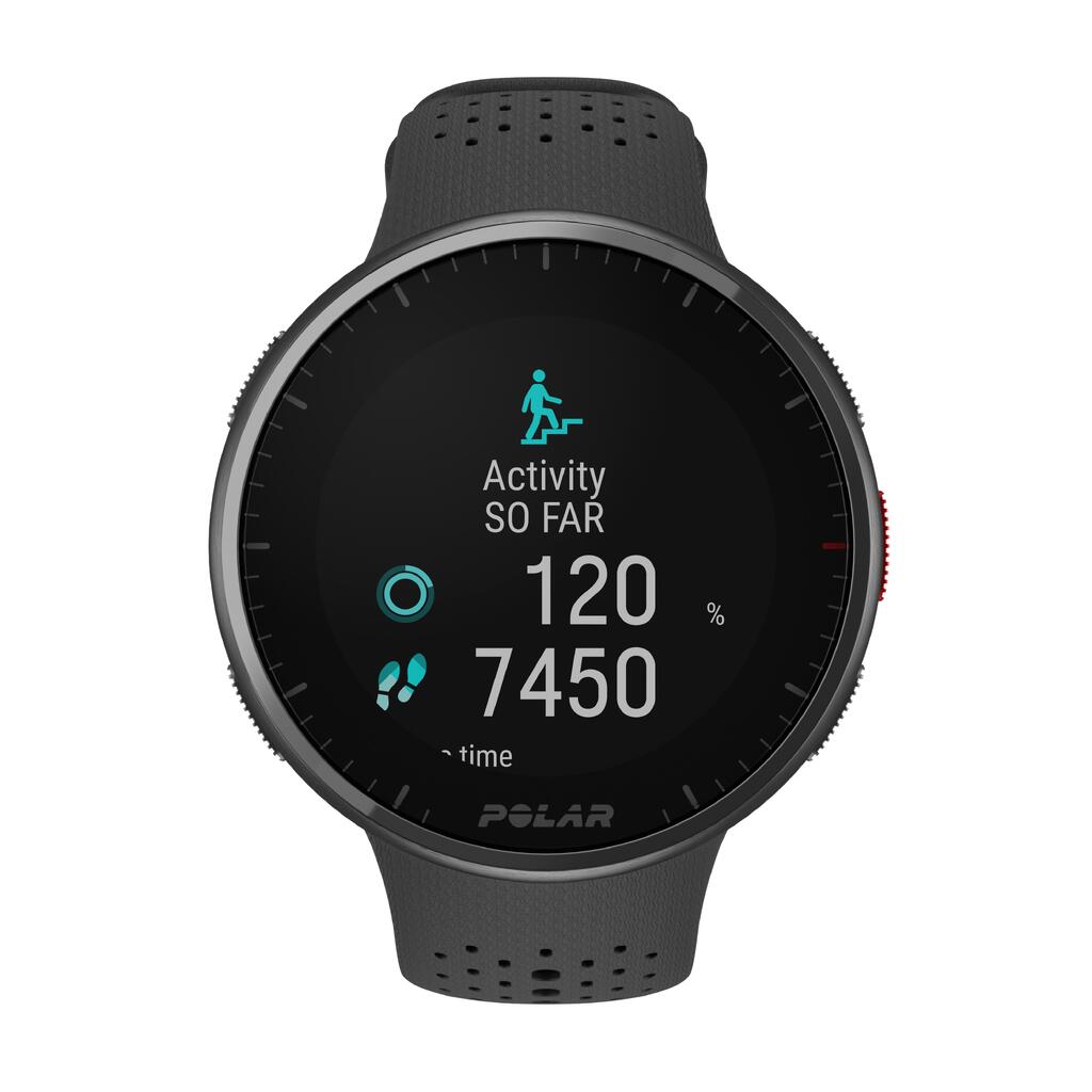 Črna GPS-ura POLAR PACER PRO