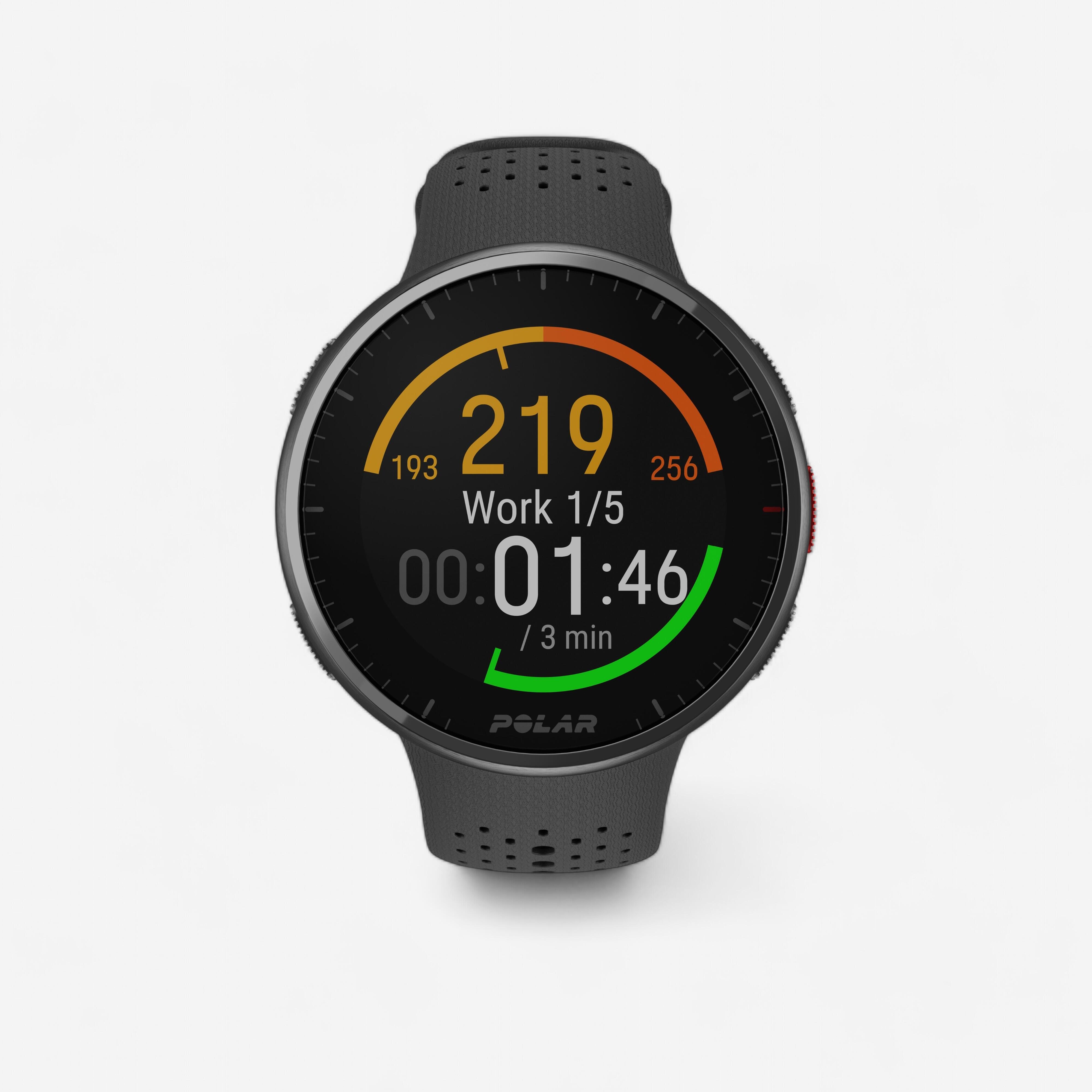 CONNECTED CARDIO GPS WATCH POLAR PACER PRO BLACK WITH INTEGRATED BAROMETER