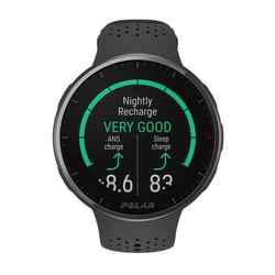 POLAR PACER PRO GPS HEART RATE SMART WATCH WITH INTEGRATED BAROMETER - BLACK