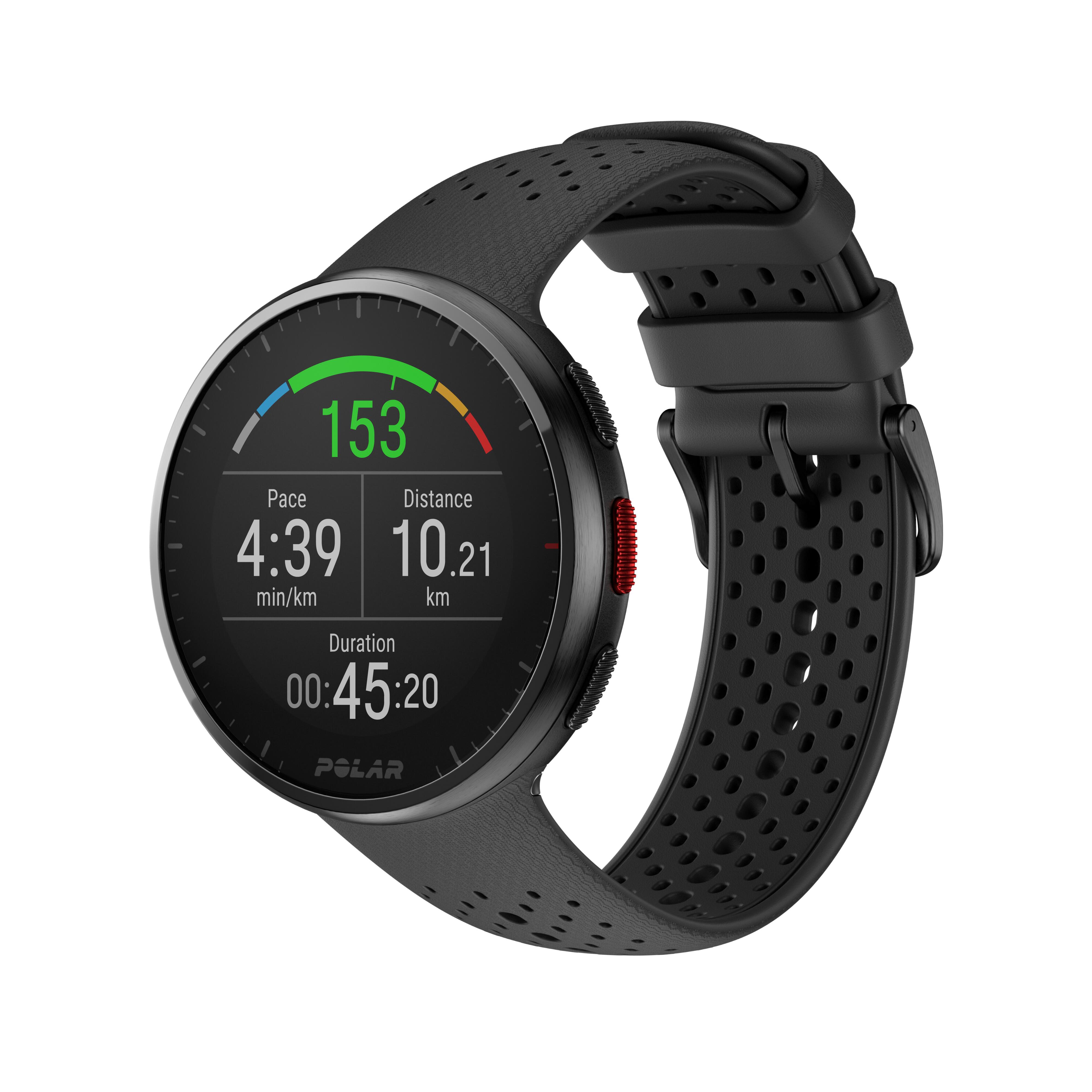 MONTRE CONNECTEE CARDIO GPS POLAR PACER PRO NOIR AVEC BAROMETRE