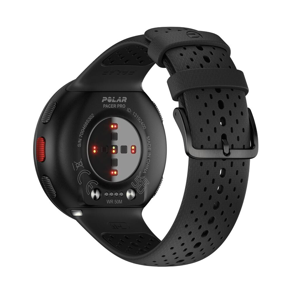 POLAR PACER PRO GPS HEART RATE SMART WATCH WITH INTEGRATED BAROMETER - BLACK