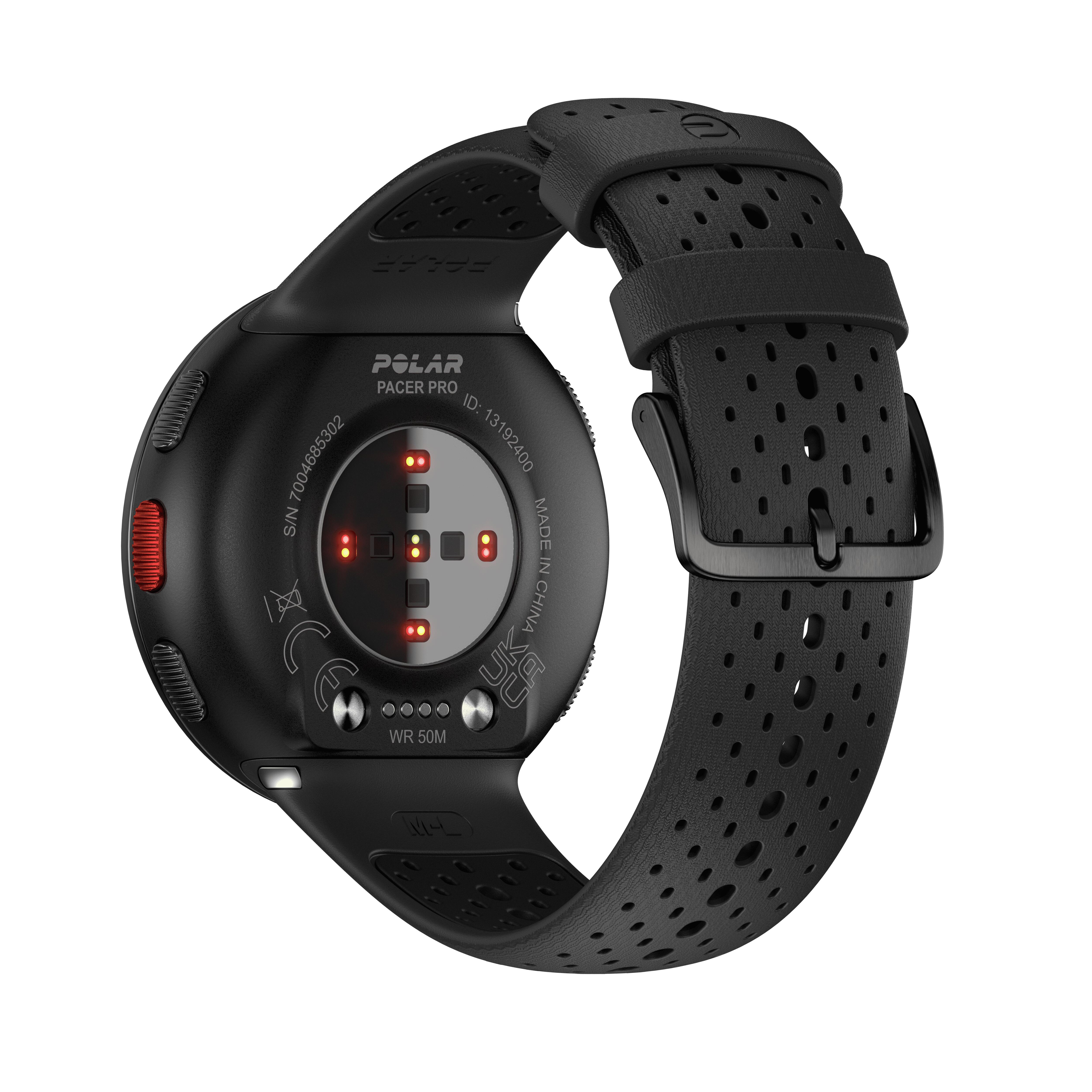 CONNECTED CARDIO GPS WATCH POLAR PACER PRO BLACK WITH INTEGRATED BAROMETER