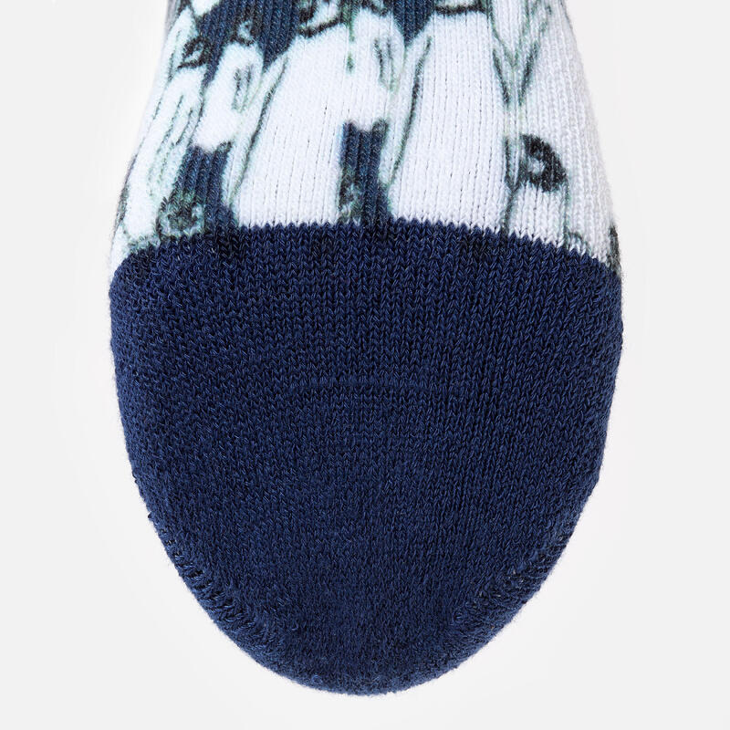 Chaussettes de ski chaudes enfant, 100 pinguins