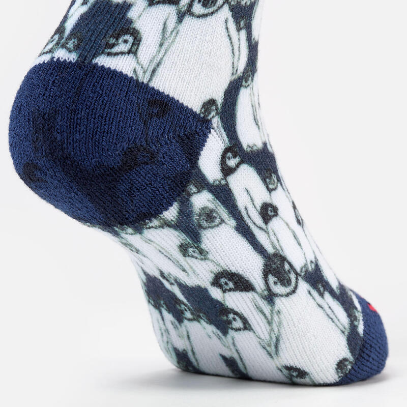 Chaussettes de ski chaudes enfant, 100 pinguins