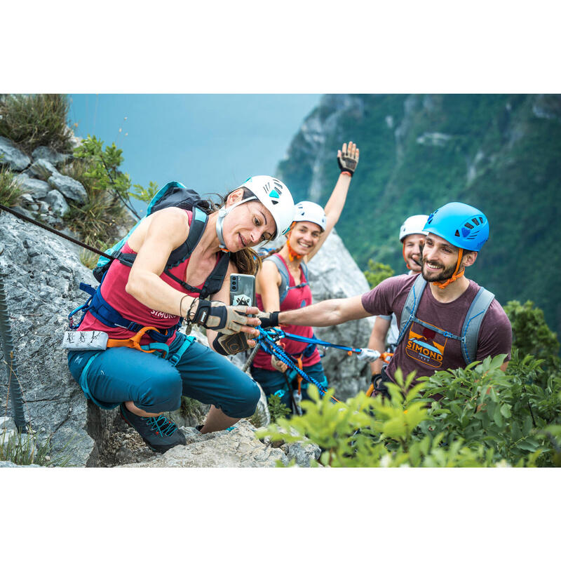 CAPACETE DE ESCALADA E ALPINISMO - ROCK AZUL