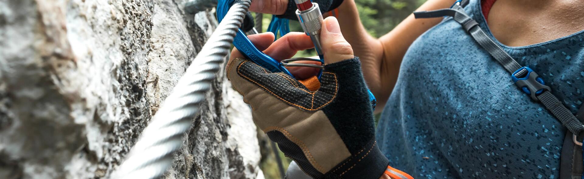 Guantes escalada, alpinismo, vía ferrata SPV