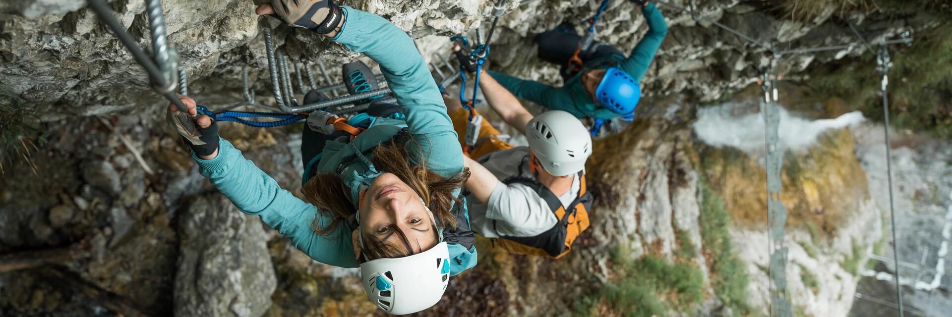 Lerne den Klettersteig Häntzschelstiege kennen!