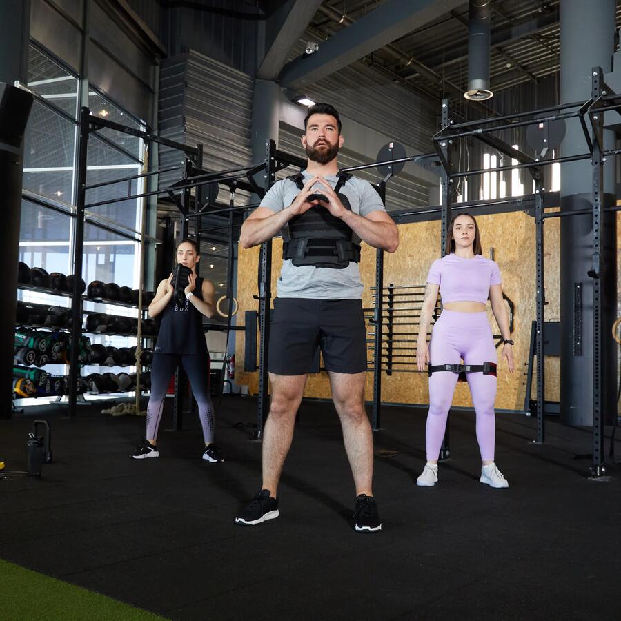 ウエイトトレーニング DECATHLON 10KG WEIGHTED VEST Adjustable Weight Training Weighted Vest 6 to 10 kg - Decathlon