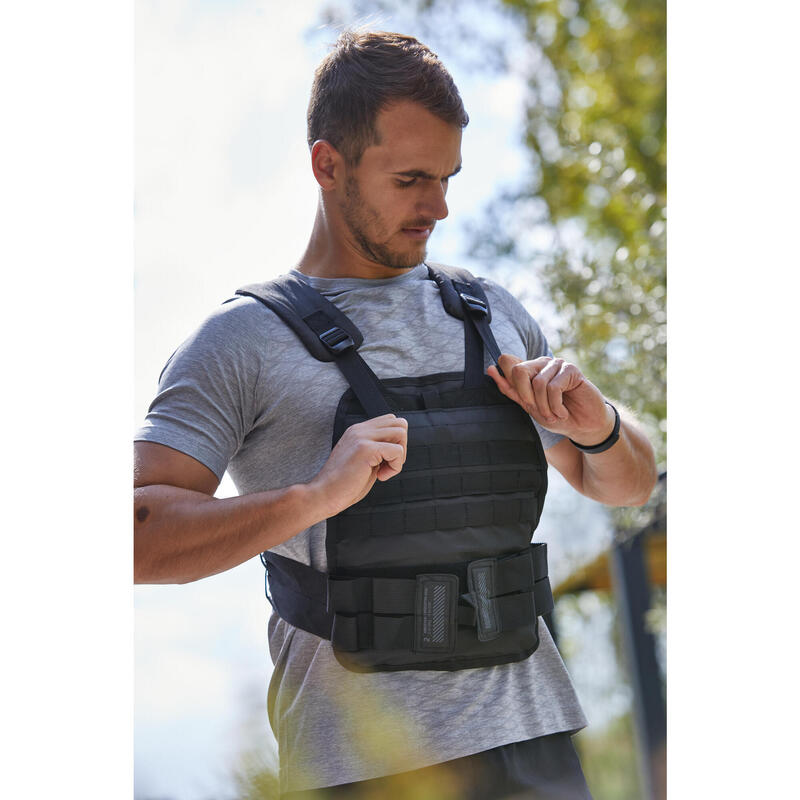 Chaleco Musculación/Cross Training Lastrado Ajustable 6-10 kg