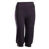 Women's Cotton Yoga Cropped Bottoms - Plum