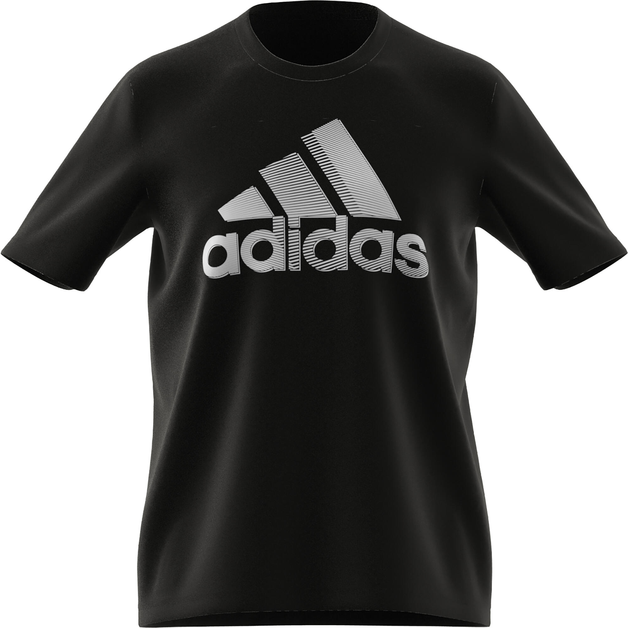 Kids' Cotton Logo T-Shirt - Black 1/3