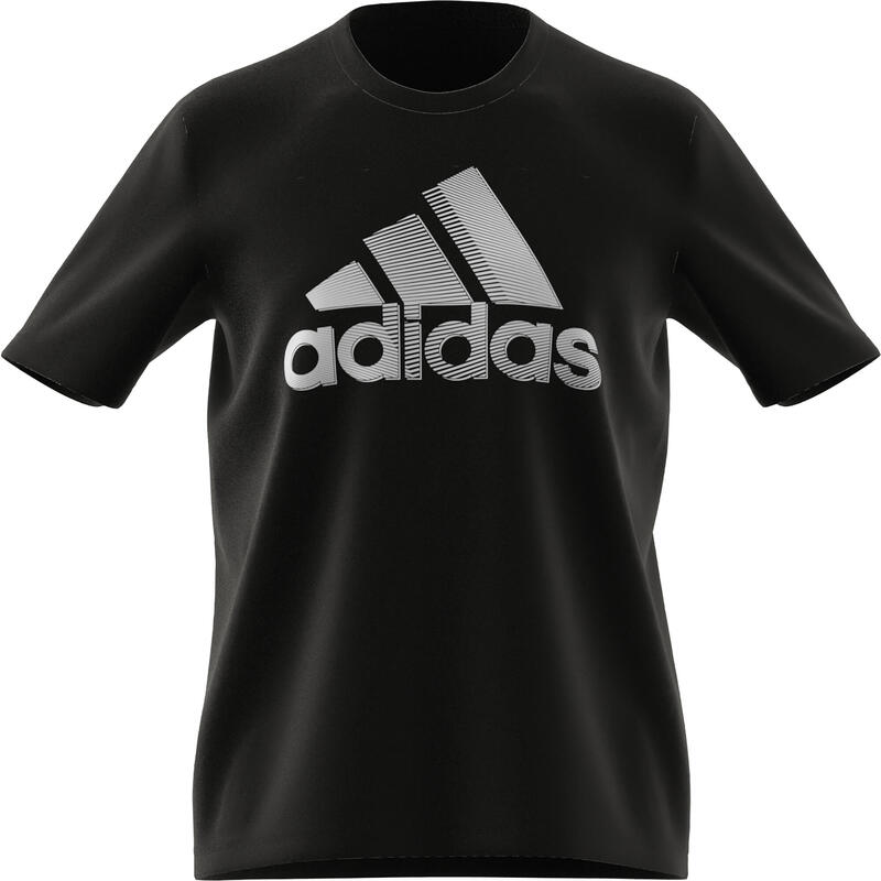 Tricou din Bumbac Educație fizică Negru Băieți