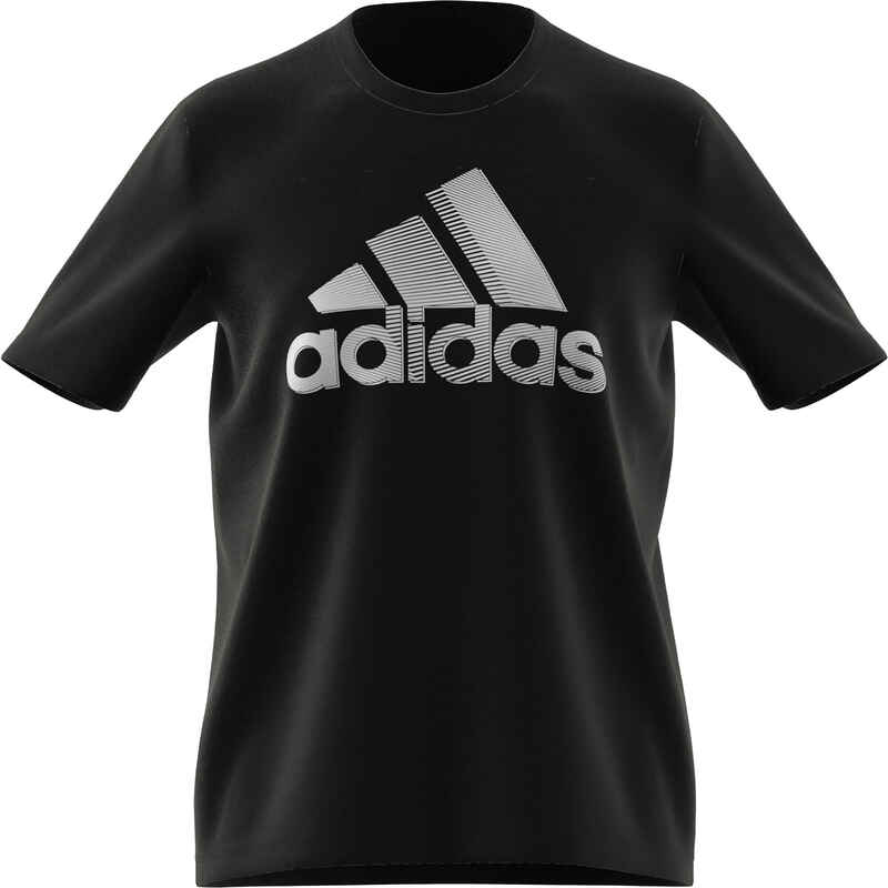 T-Shirt Adidas Baumwolle Logo Kinder schwarz  Media 1