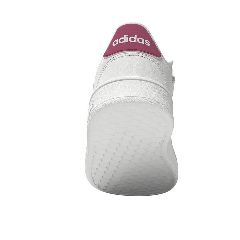 Încălțăminte benzi cu arici Baby gym ADIDAS ADVANTAGE Alb-Roz Copii 
