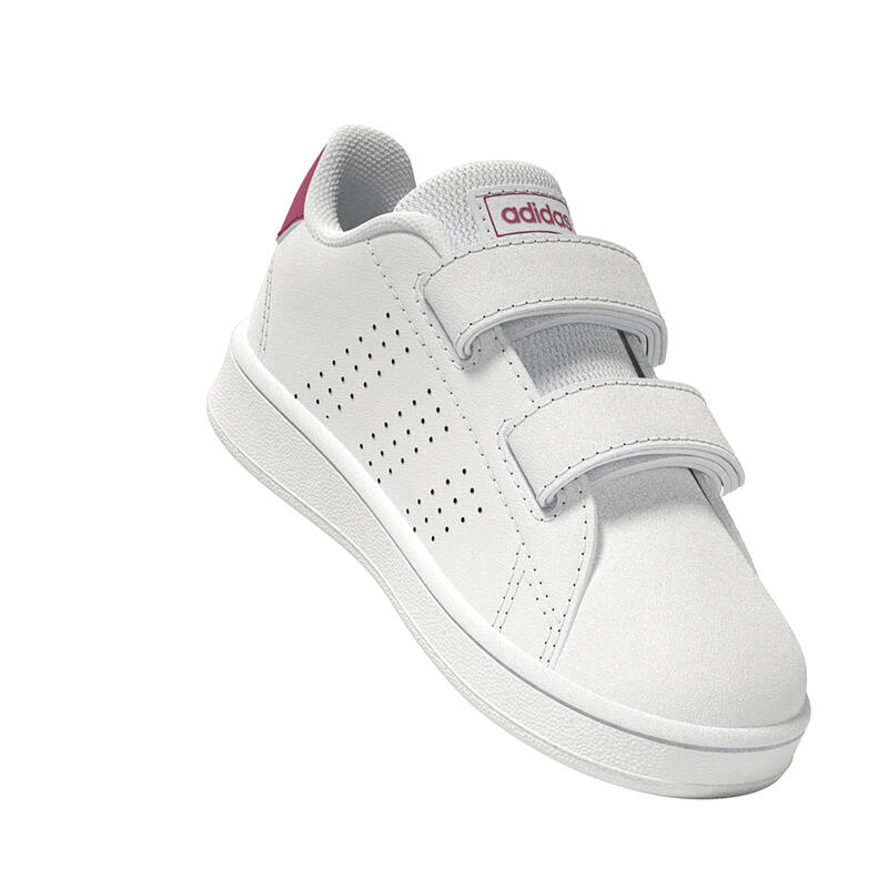 Scarpe da ginnastica Adidas baby ADVANTAGE CF bianco-rosa dal 20 al 27