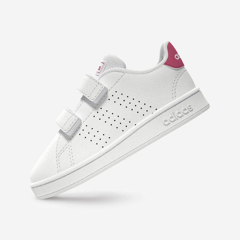 Scarpe da ginnastica Adidas baby ADVANTAGE bianco-rosa