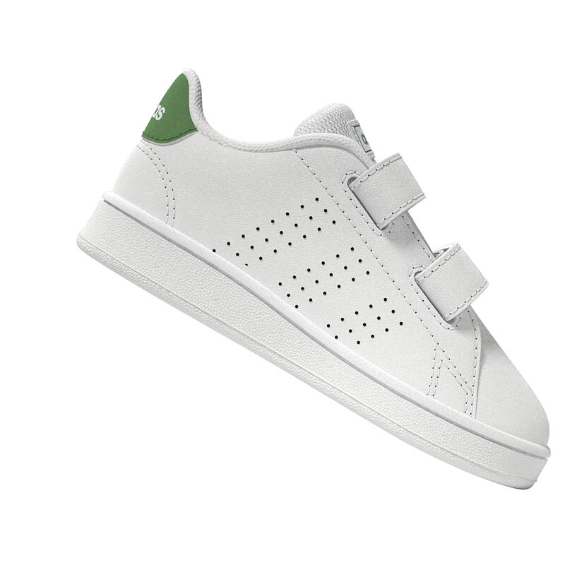 Încălțăminte benzi cu arici Baby gym ADIDAS ADVANTAGE Alb-Verde Copii 