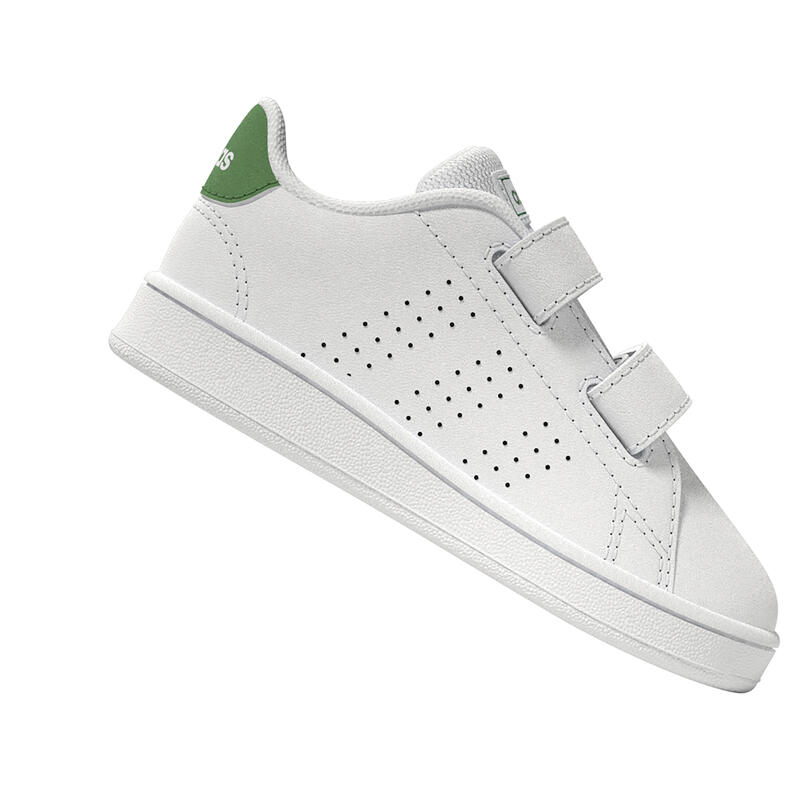 Scarpe da ginnastica Adidas baby ADVANTAGE CF bianco-verde dal 20 al 27