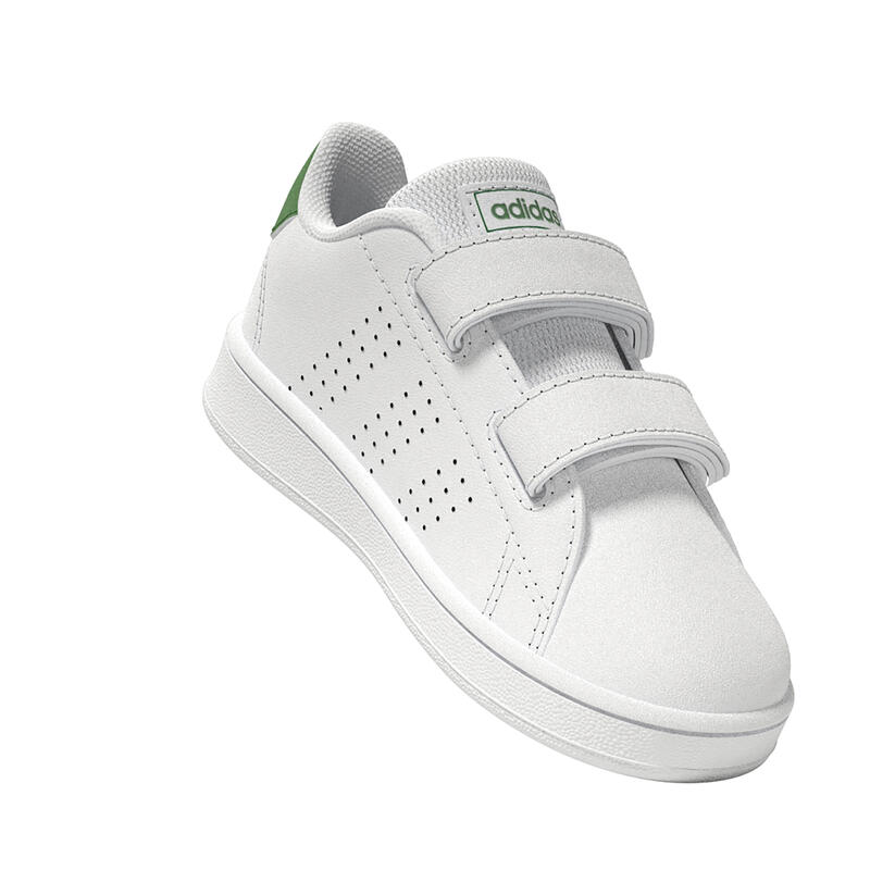 Încălțăminte benzi cu arici Baby gym ADIDAS ADVANTAGE Alb-Verde Copii 
