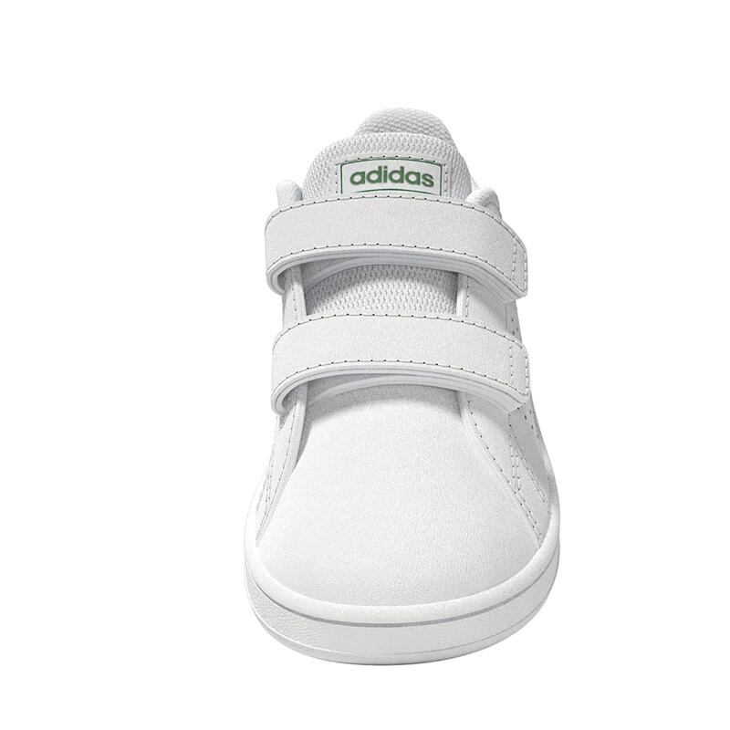 Încălțăminte benzi cu arici Baby gym ADIDAS ADVANTAGE Alb-Verde Copii 