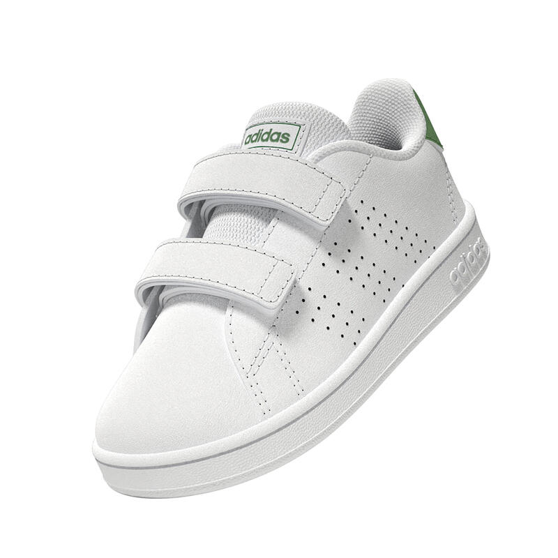Încălțăminte benzi cu arici Baby gym ADIDAS ADVANTAGE Alb-Verde Copii 