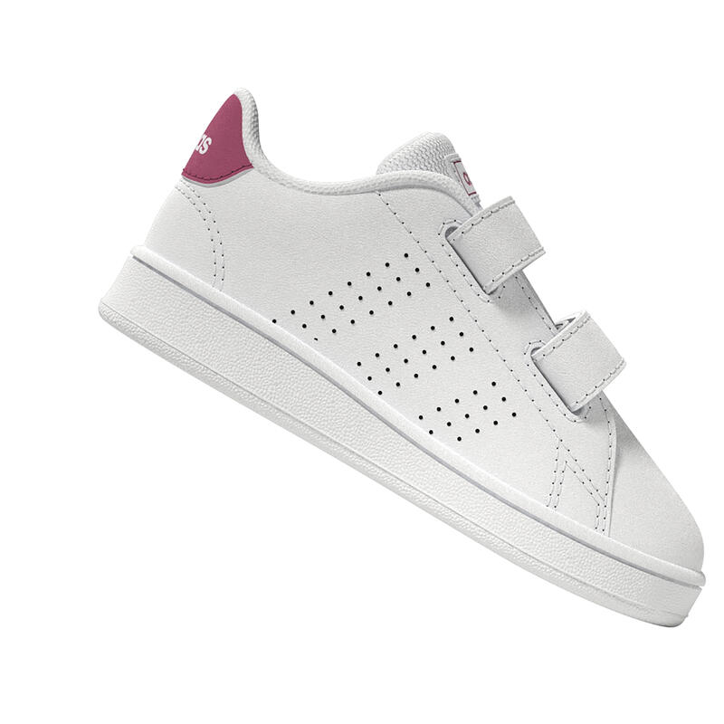 Scarpe da ginnastica Adidas baby ADVANTAGE CF bianco-rosa dal 20 al 27