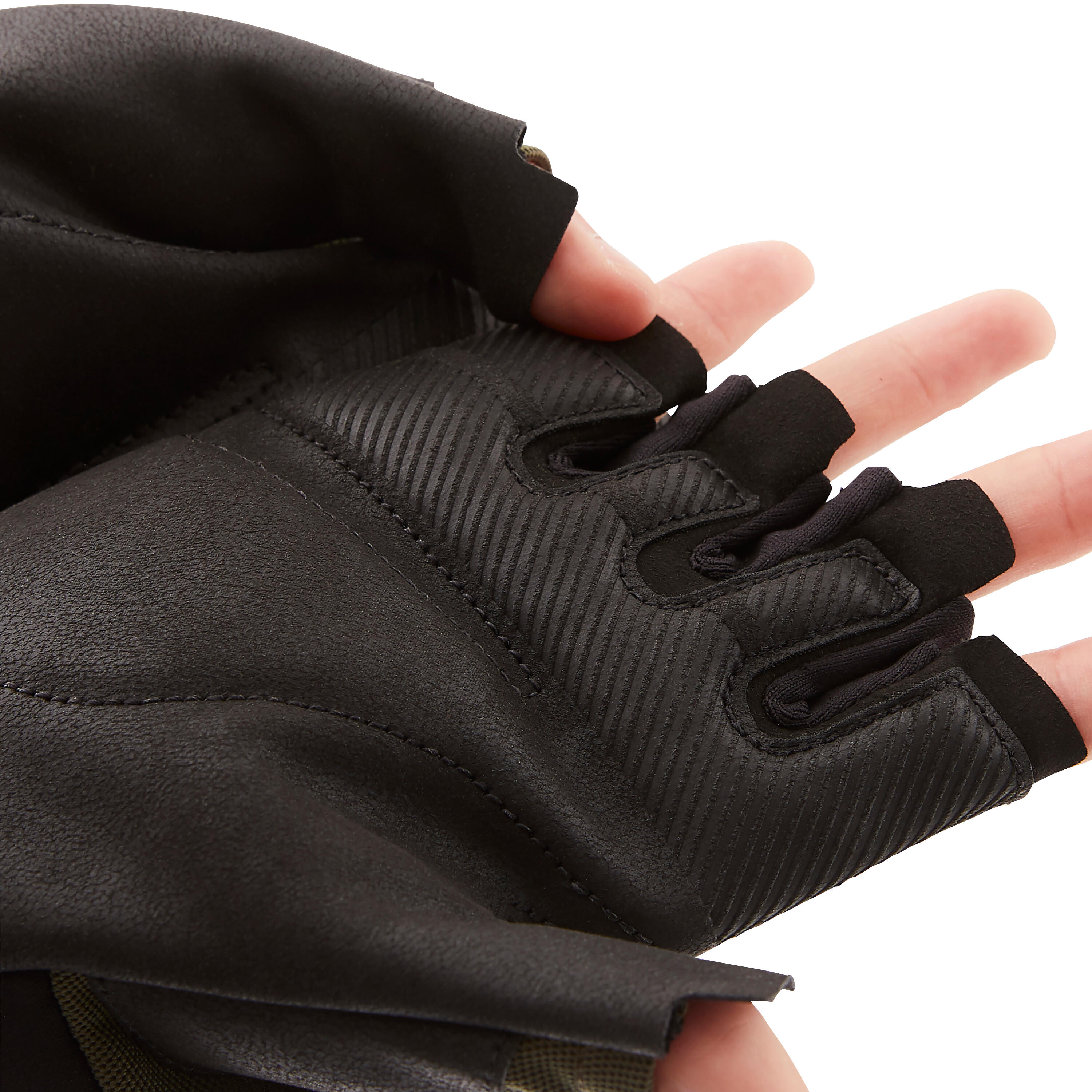 Gants musculation confort - Kaki 6/9
