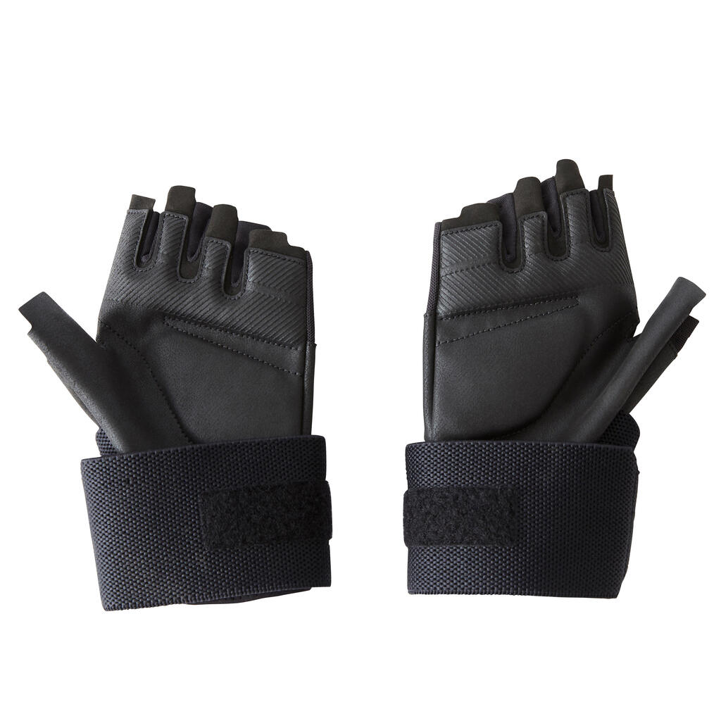 Weight Training Glove 900 - Black Cuff