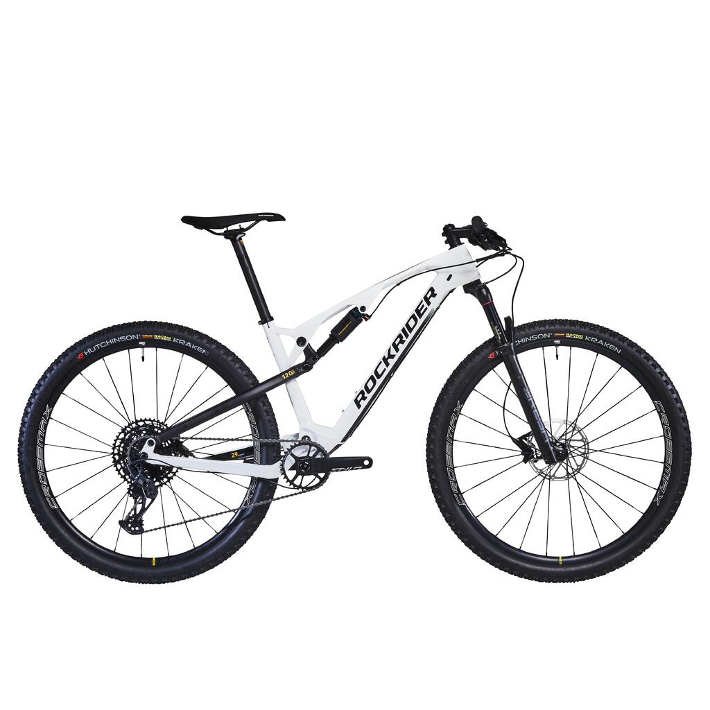 Horský bicykel XC 900 S karbónovo-hliníkový rám biely