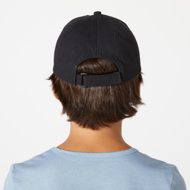 Gorra algodón negro estampado niños 