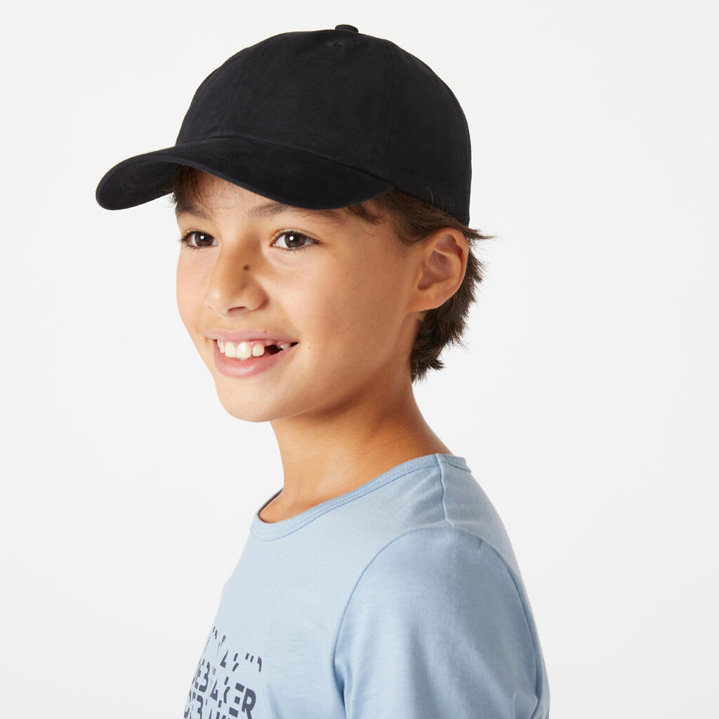 Kids' Cotton Cap - Black Print