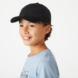 Gorra algodón negro estampado niños 