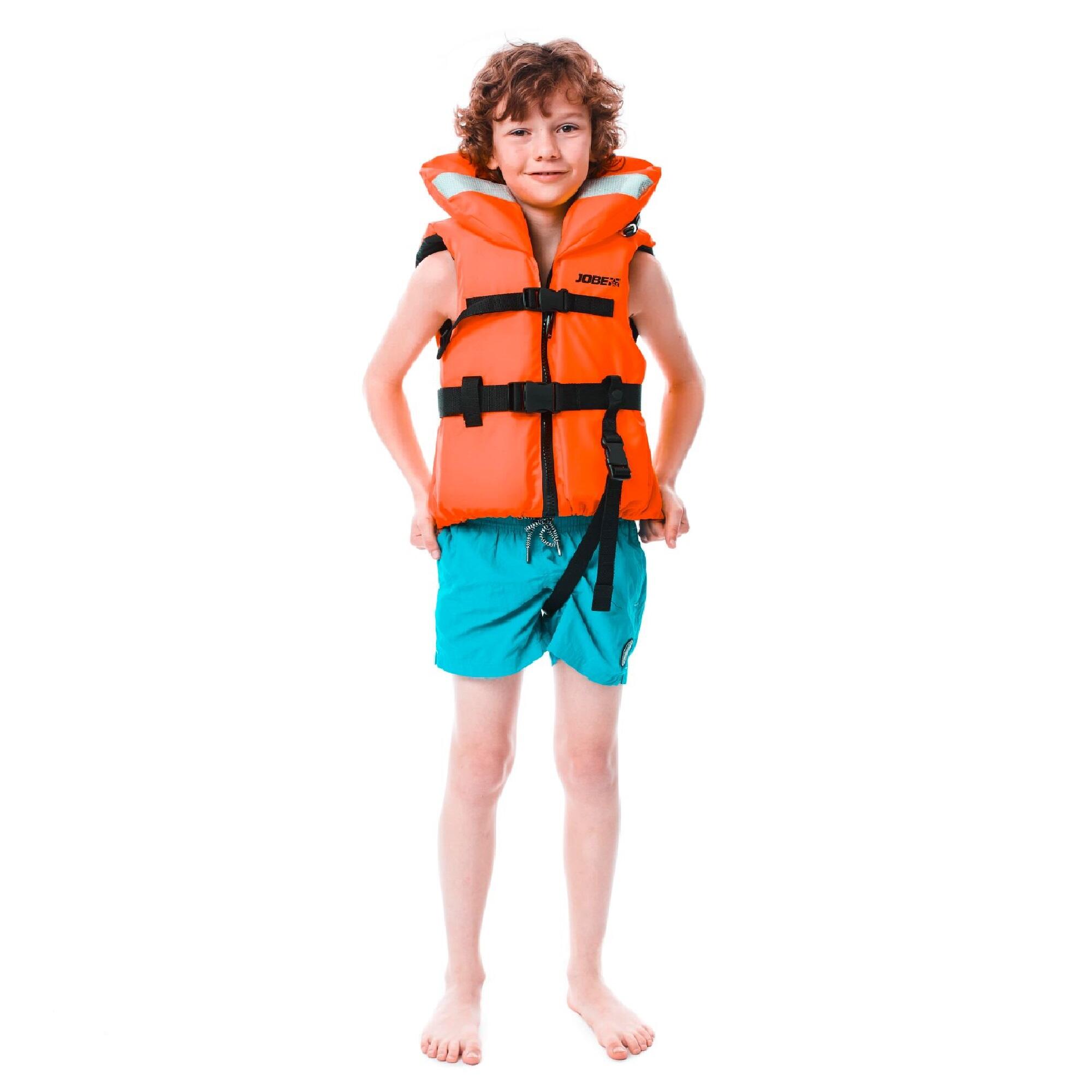 Comfort Boating Life Vest Kids (100N) - Orange 3/4