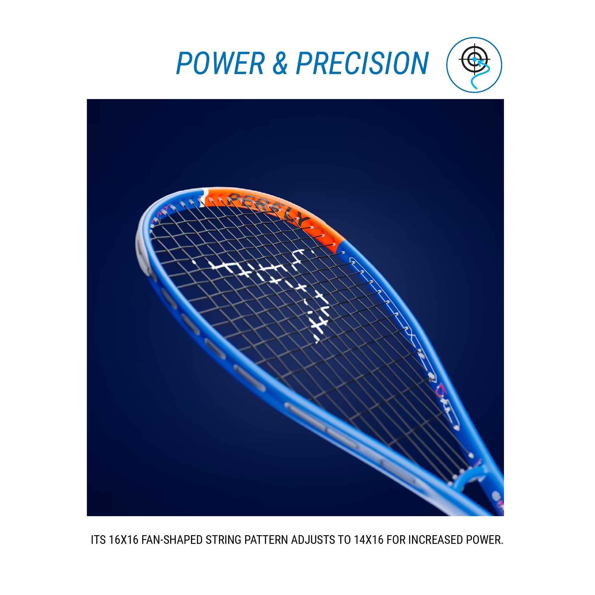 Adult Squash Racket SR135 Speed Orange