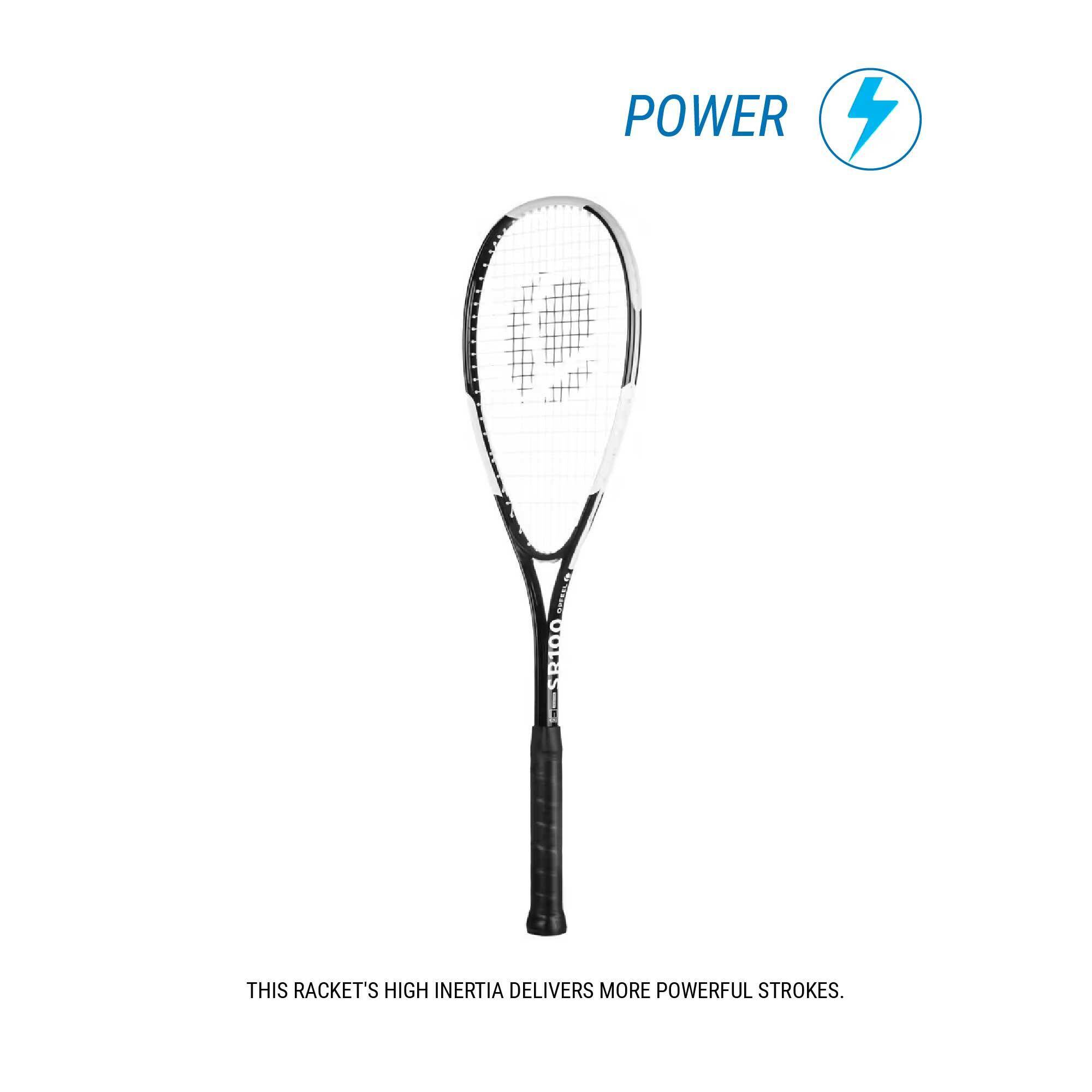 Squash Racket SR100 Black -  5