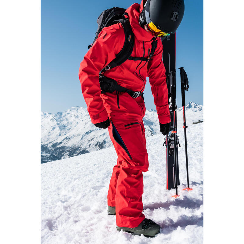 Skihose Herren Freeride - FR Patrol rot 