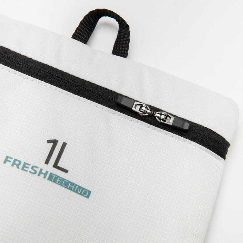 1L Insulated Water Bladder Cover White ROCKRIDER Decathlon