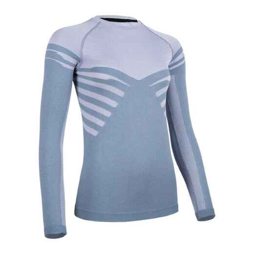 
      Women's Trail Running Seamless Long-Sleeved Jersey Comfort - blue/lilac
  