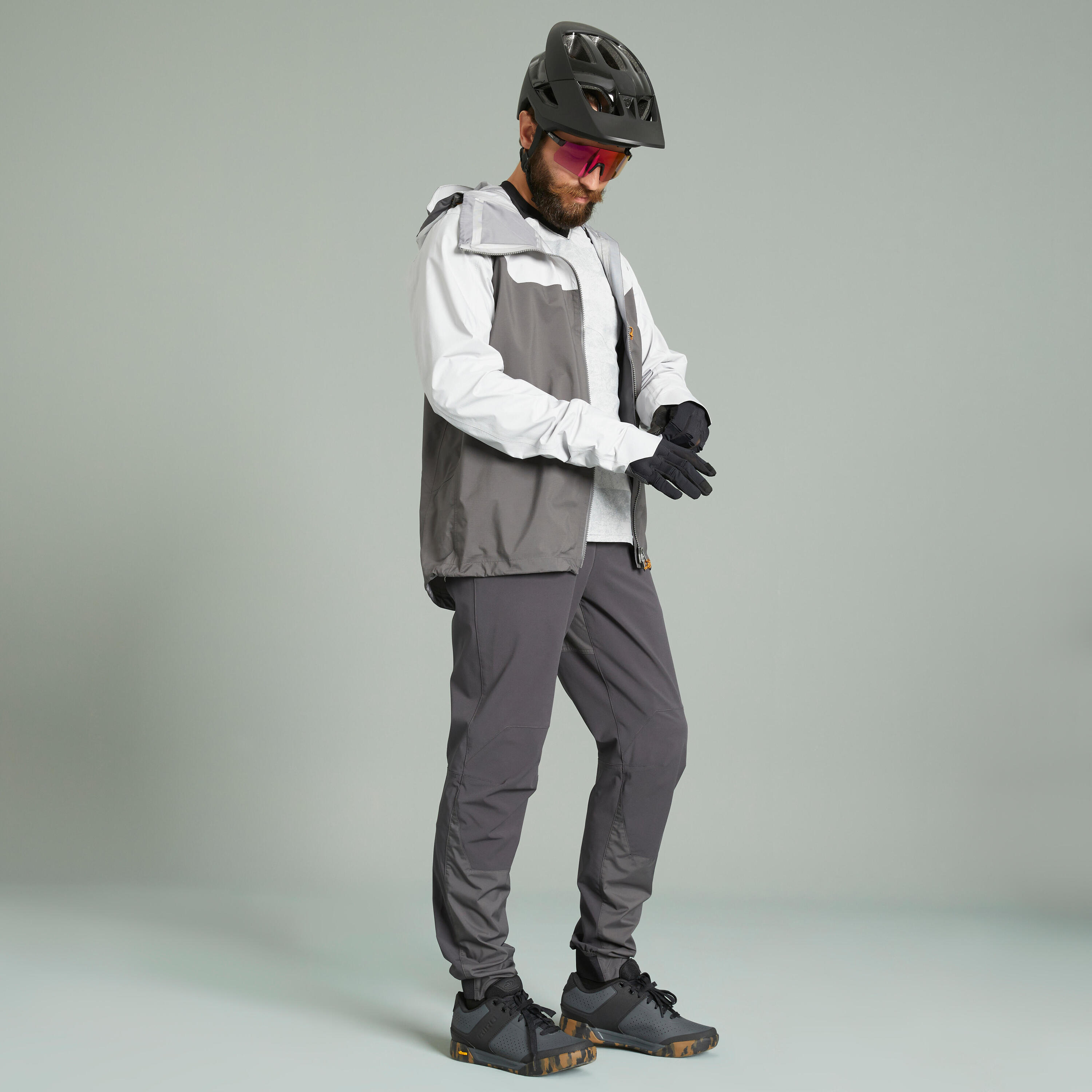 All-Mountain MTB Waterproof Jacket - Grey 2/10