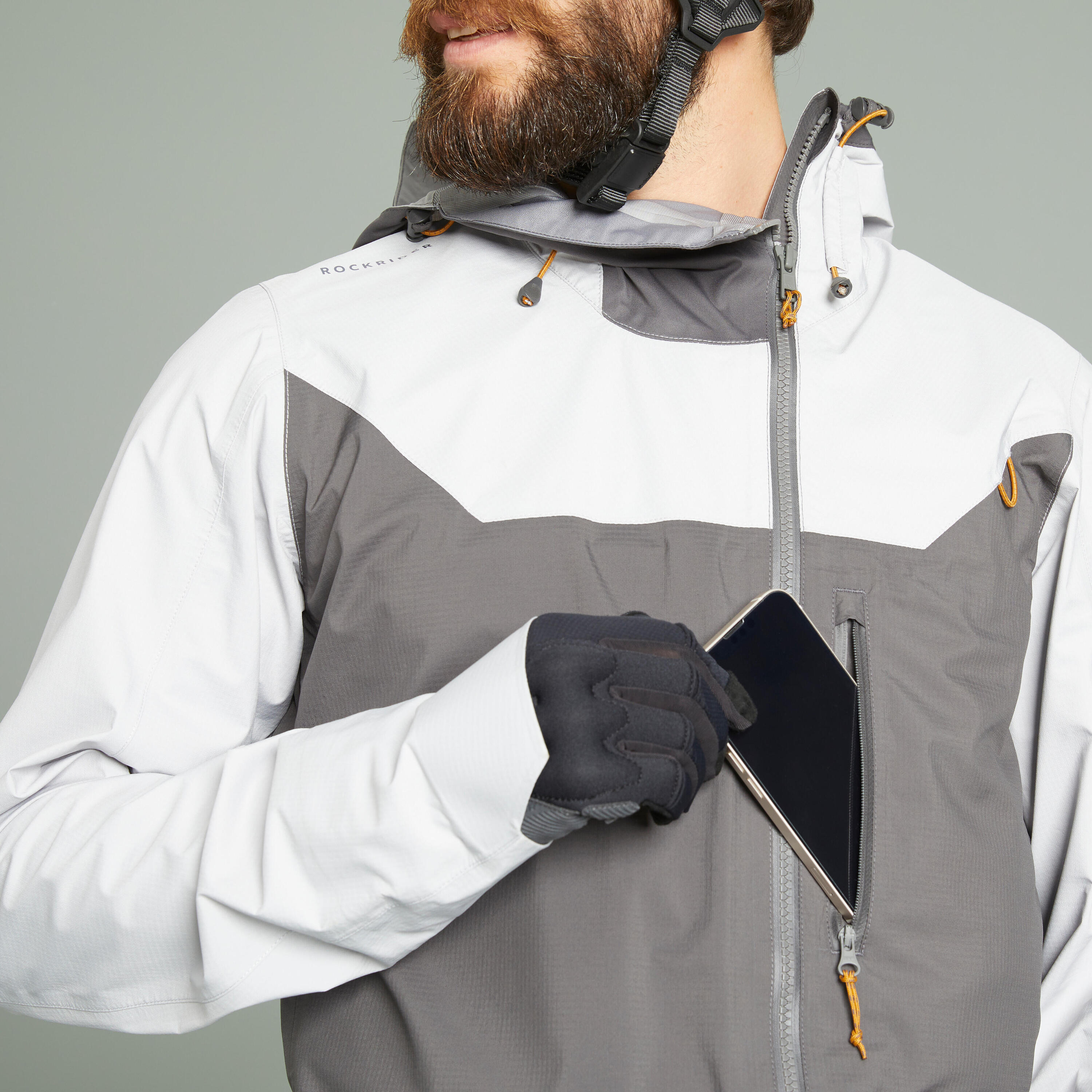 All-Mountain MTB Waterproof Jacket - Grey 8/10