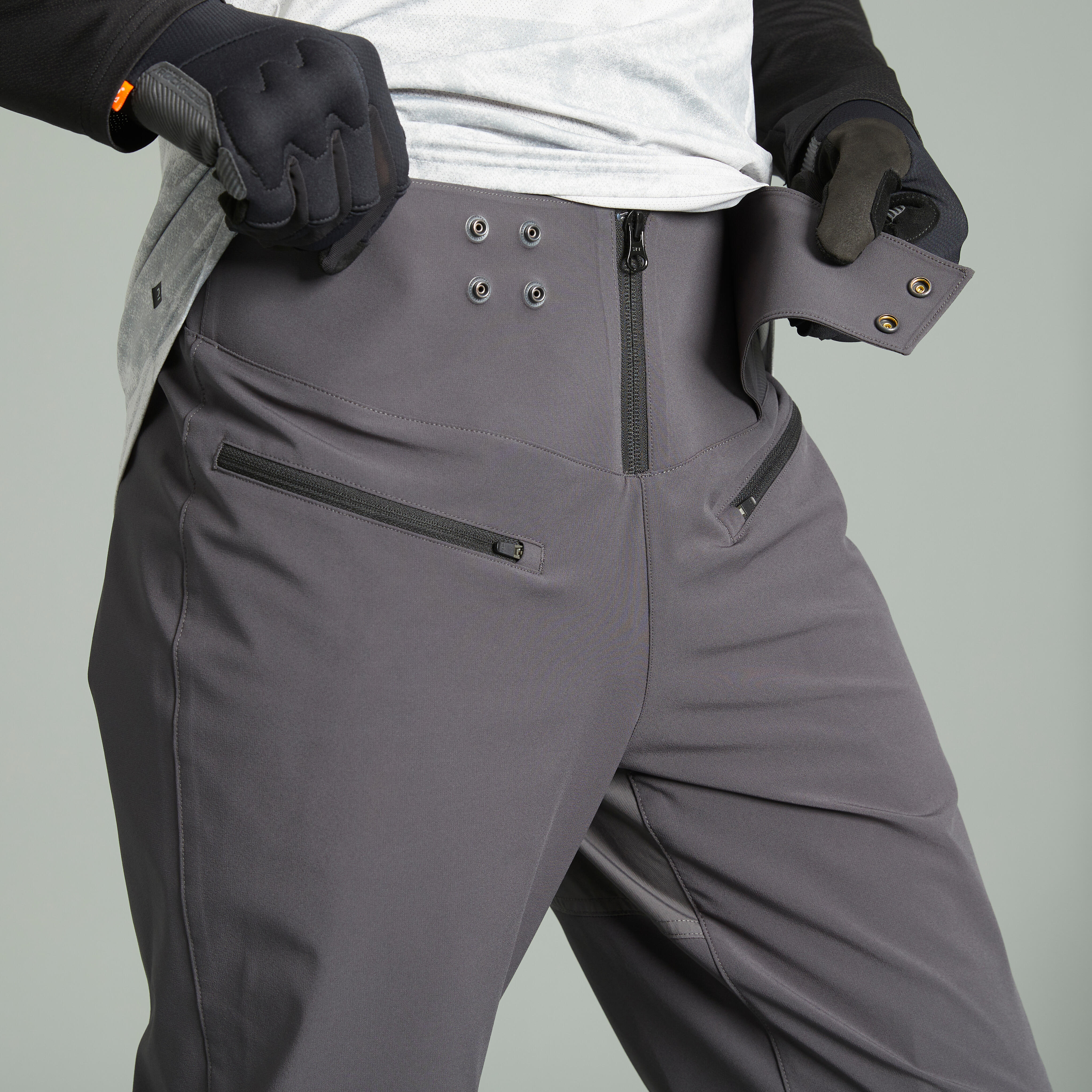 Gants VTT All Mountain Noir ROCKRIDER Decathlon