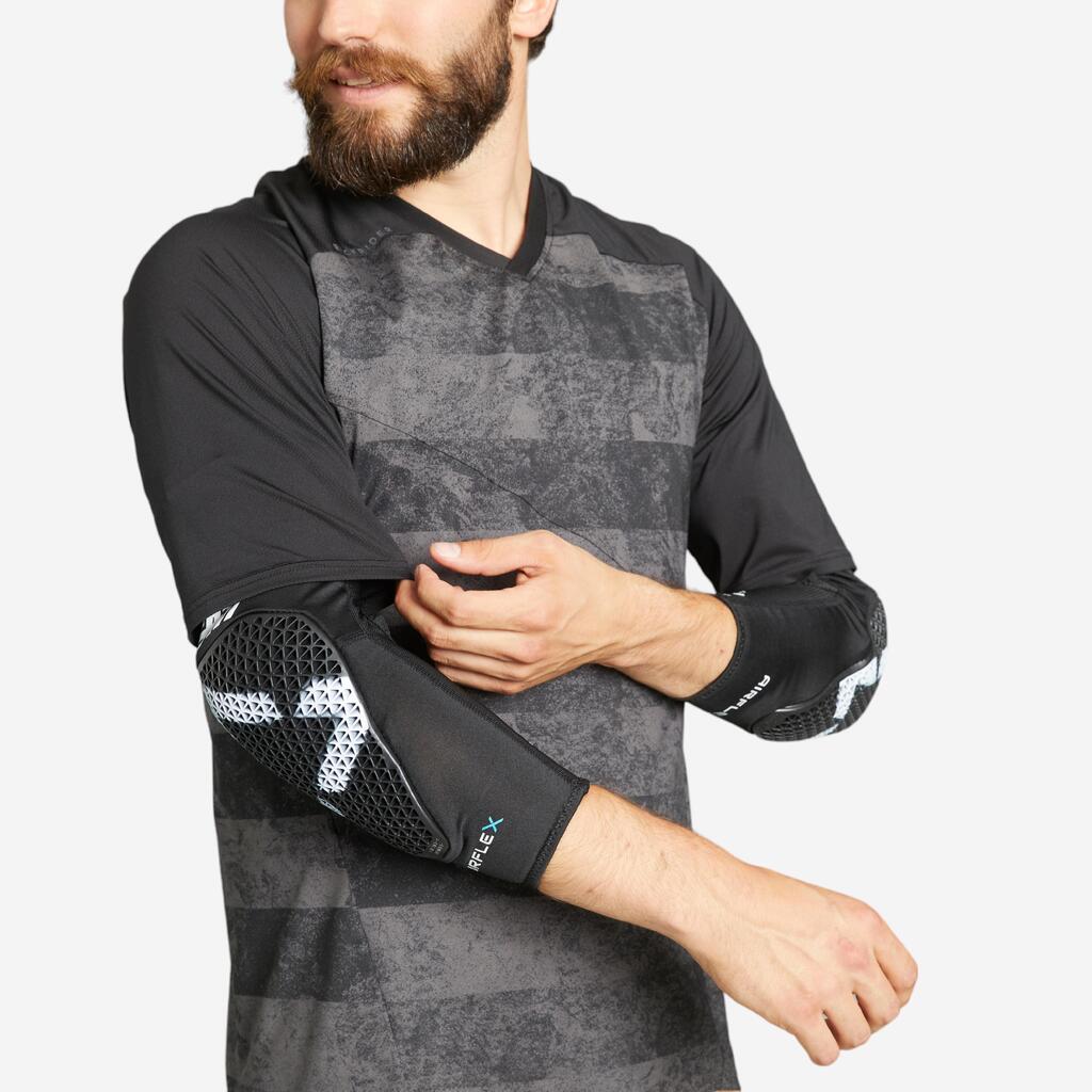 All-mountain short-sleeved mountain bike jersey feel - black