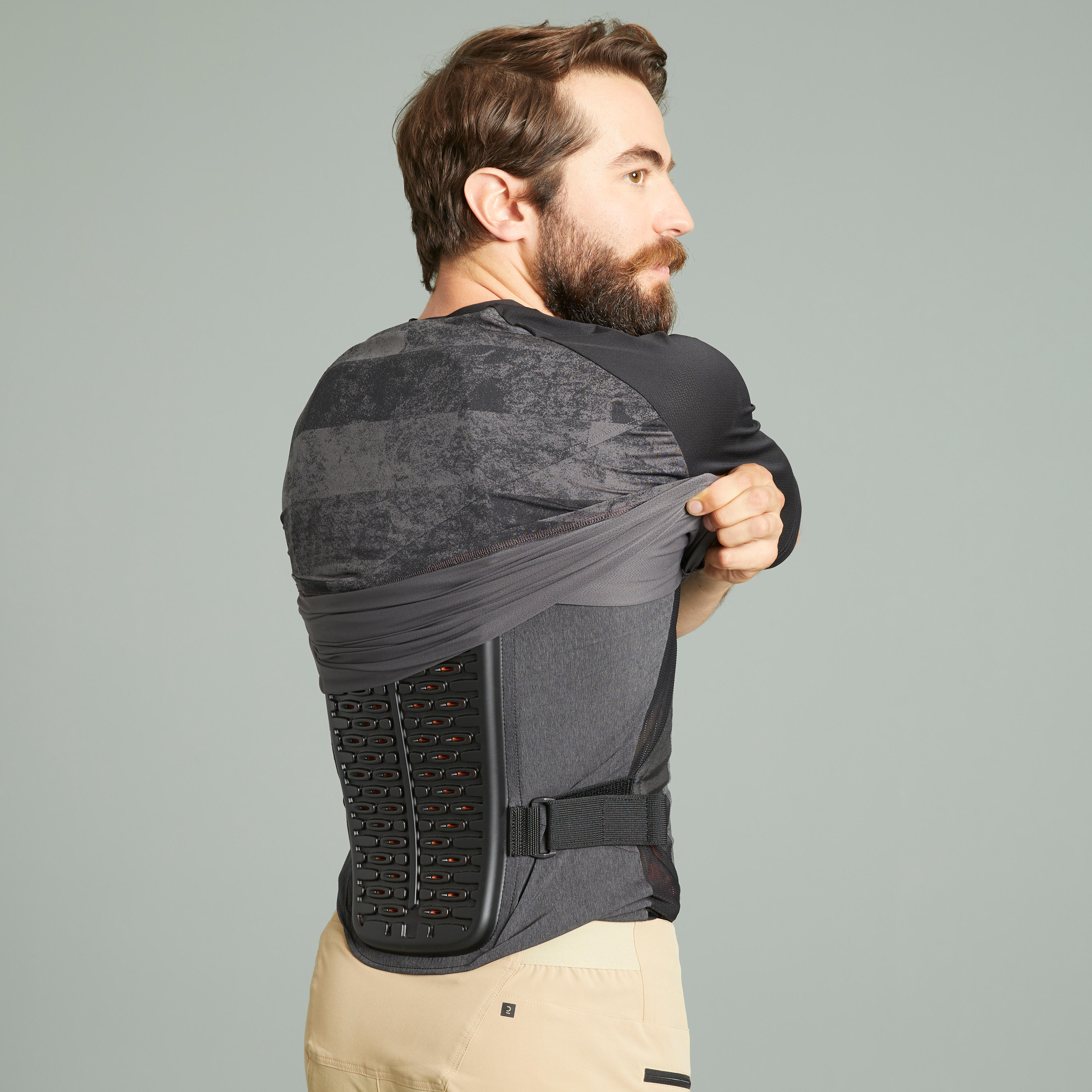 Chaleco de proteccion dorsal esqui snowboard y BTT Hombre DBCK 500 Decathlon