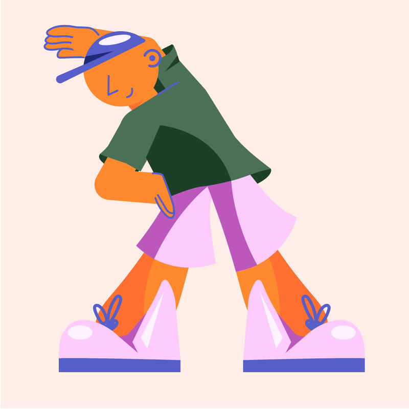 Női futócipő COMFORT, pasztell színű