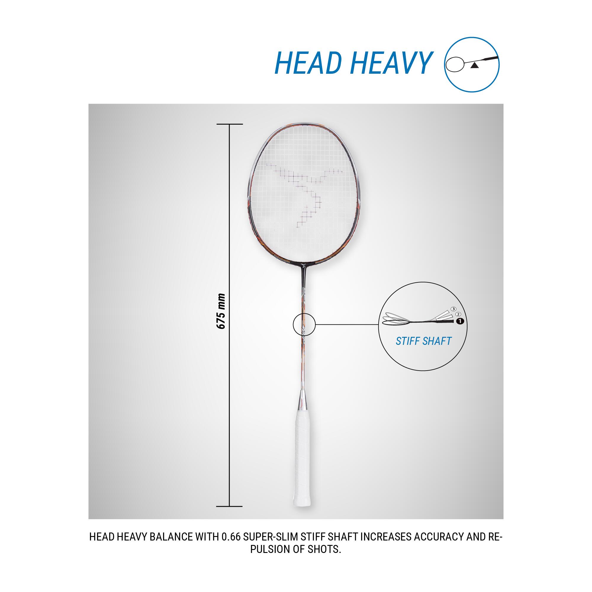 BADMINTON ADULT RACKET BR 900 ULTRA LITE P SILVER 19/20