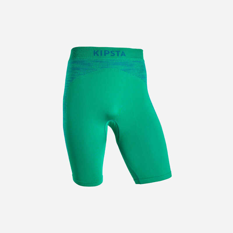 Adult Football Undershorts Keepdry 500 Green Decathlon