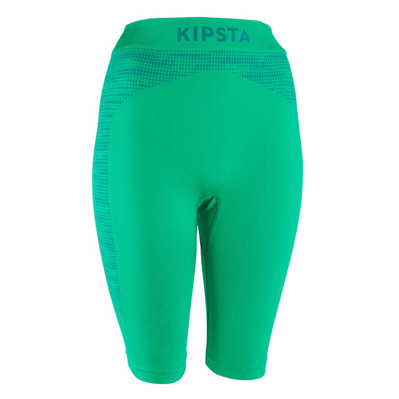 SOUS-SHORT FOOTBALL ADULTE VERT KEEPDRY 500