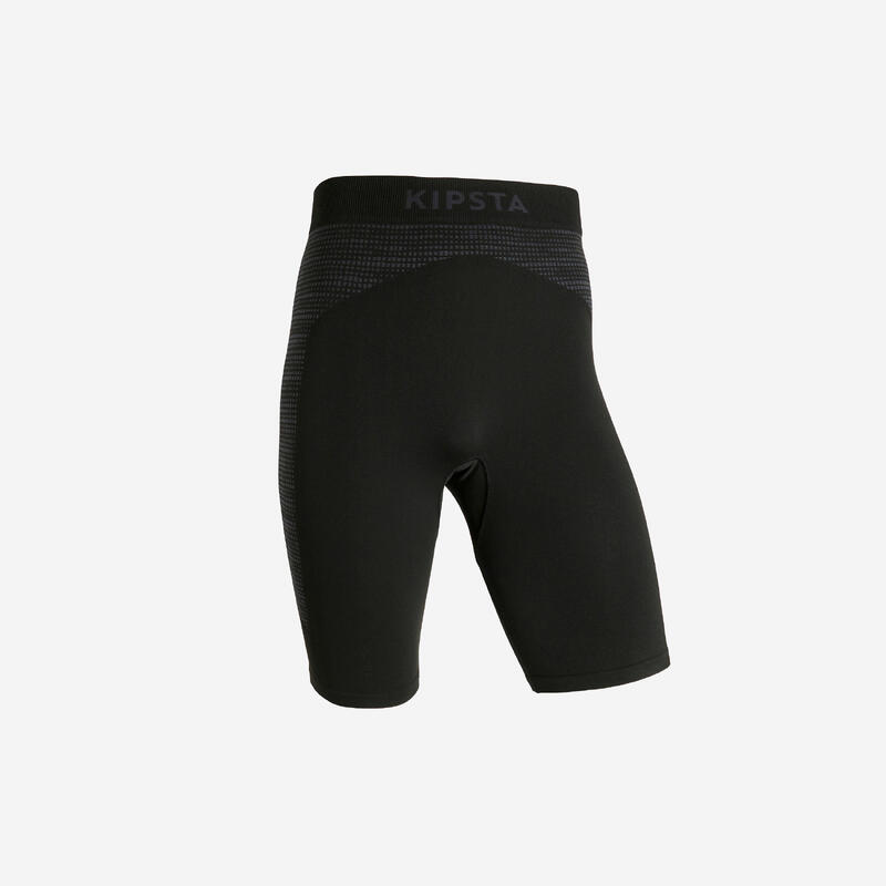 Damen/Herren Fussball Funktionsshorts - Keepdry 500 schwarz